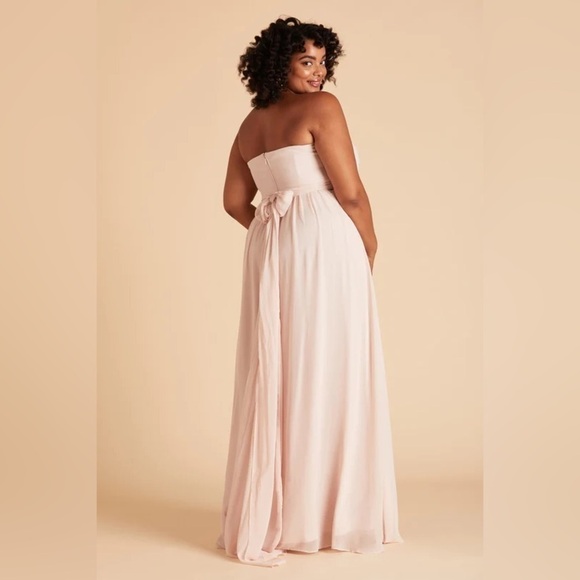 NWT Birdy Grey Grace Convertible Dress in Chiffon Pale Blush - Picture 4 of 10